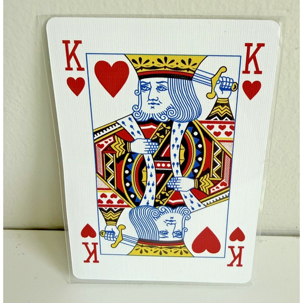 Jimmy Choo King of Hearts Playing Card Designer Fashion Luxury Collectible